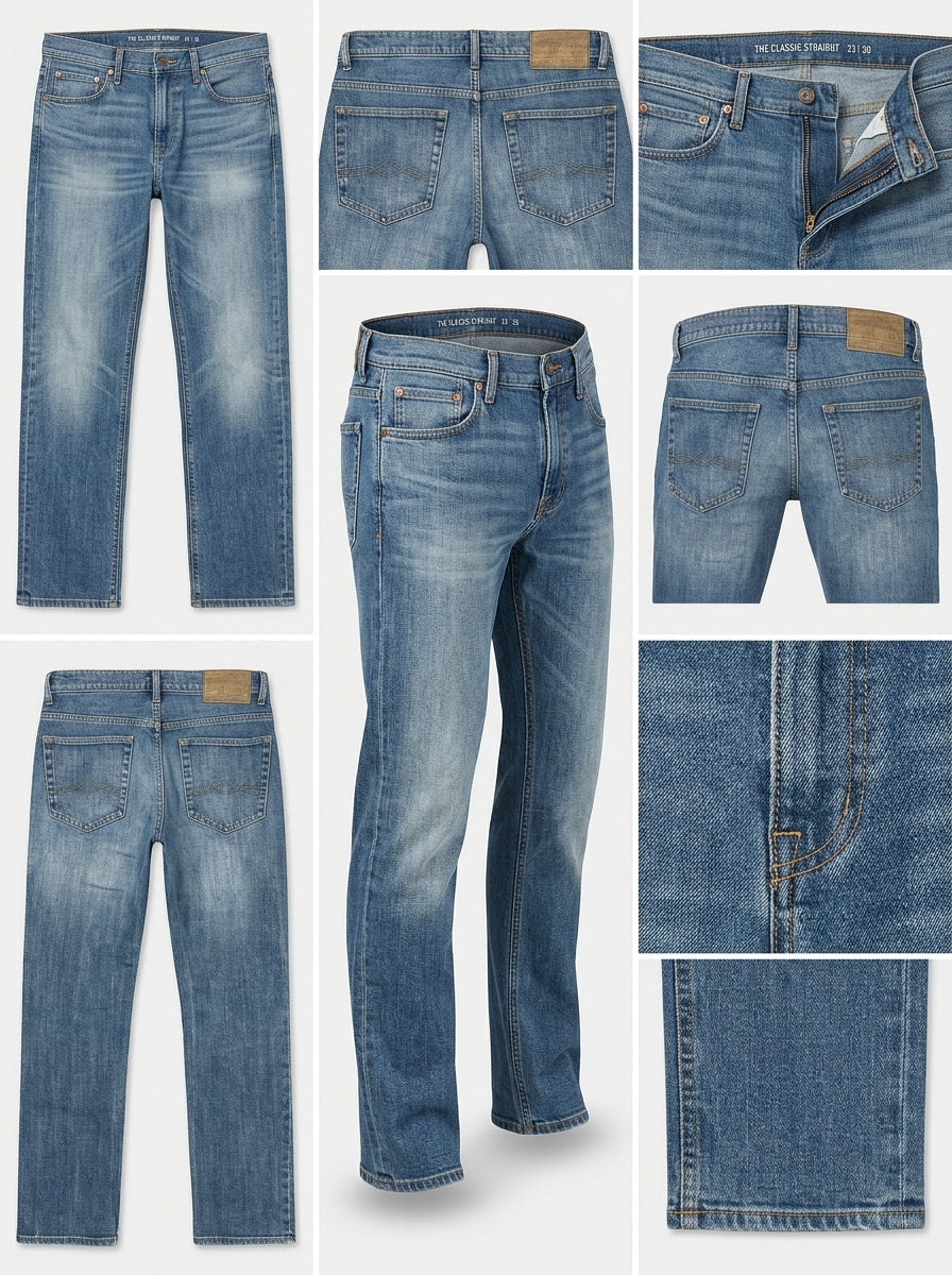 c&a - sTRAIGHT - STRETCH - zipper - 33X30