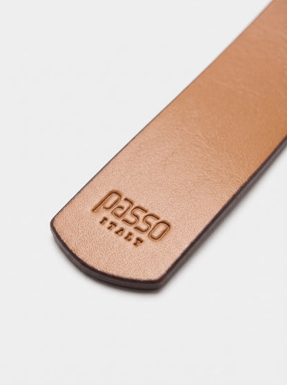 italian leather belt passo
