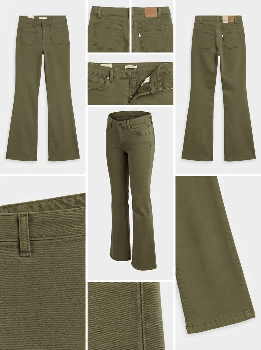 levis - superlow flare - Stretch - zipper - 26x32