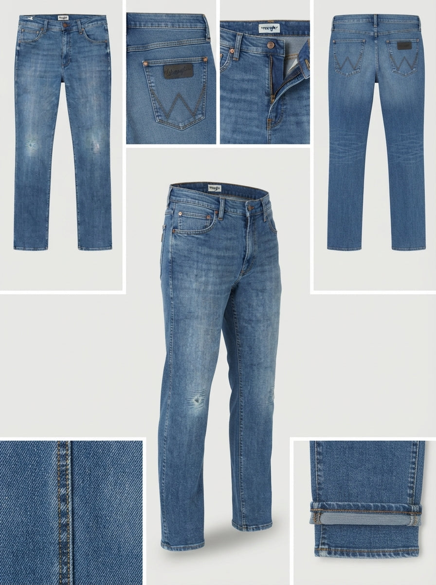 WRANGLER - REGULAR - STRETCH - ZIPPER - 36X30