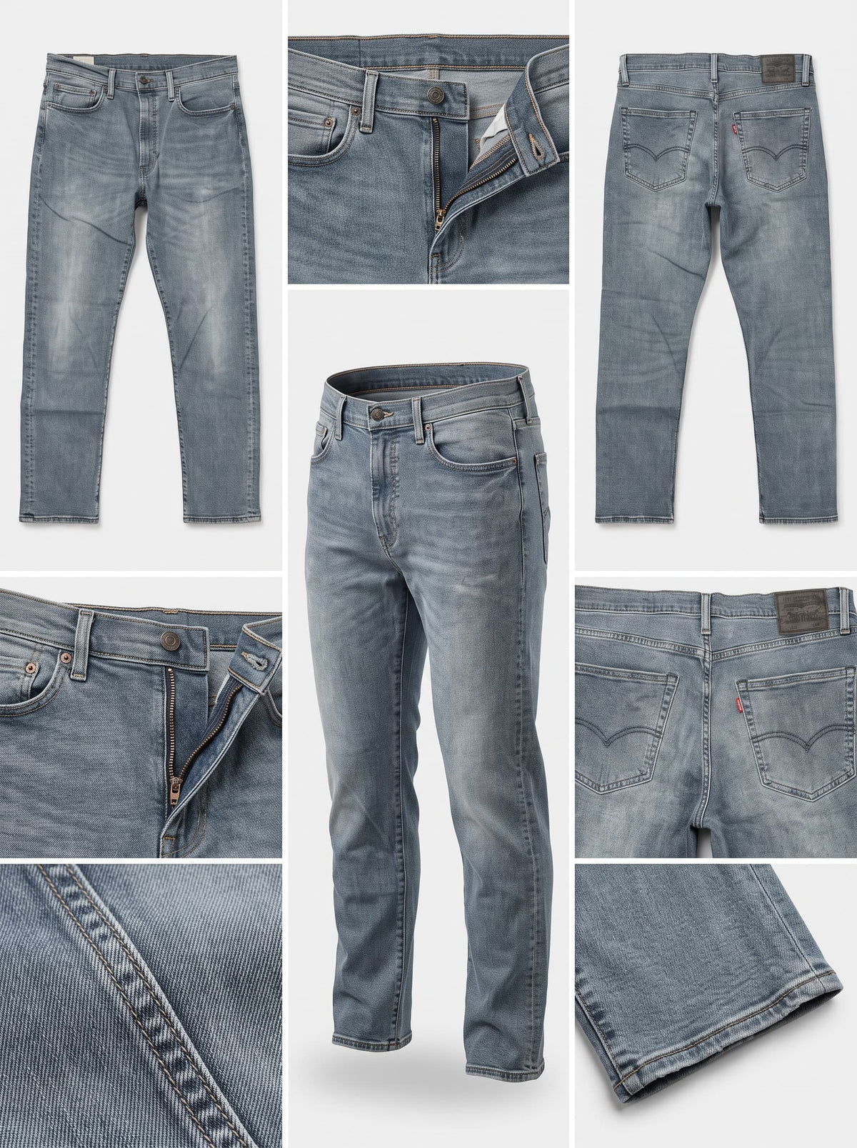 levi's 502 - REGULAR - stretch - zipper - 36x32
