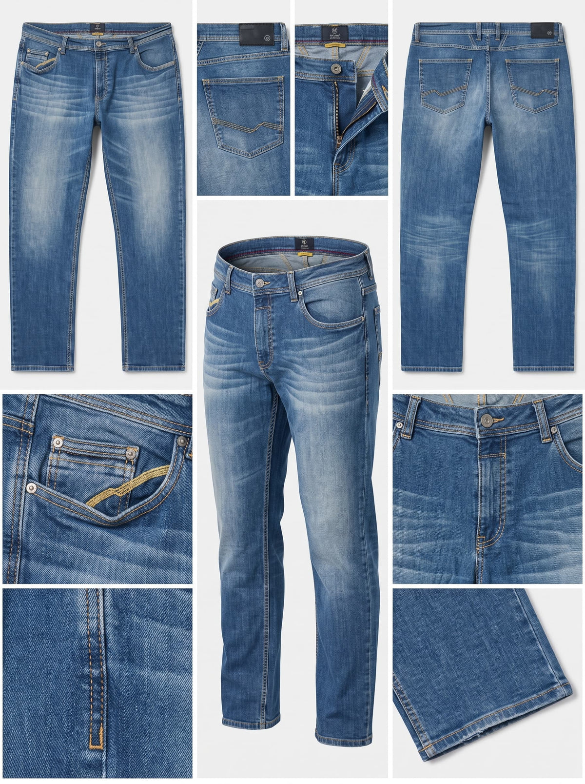 BUGATTI - STRAIGHT - STRETCH - ZIPPER - 40X32
