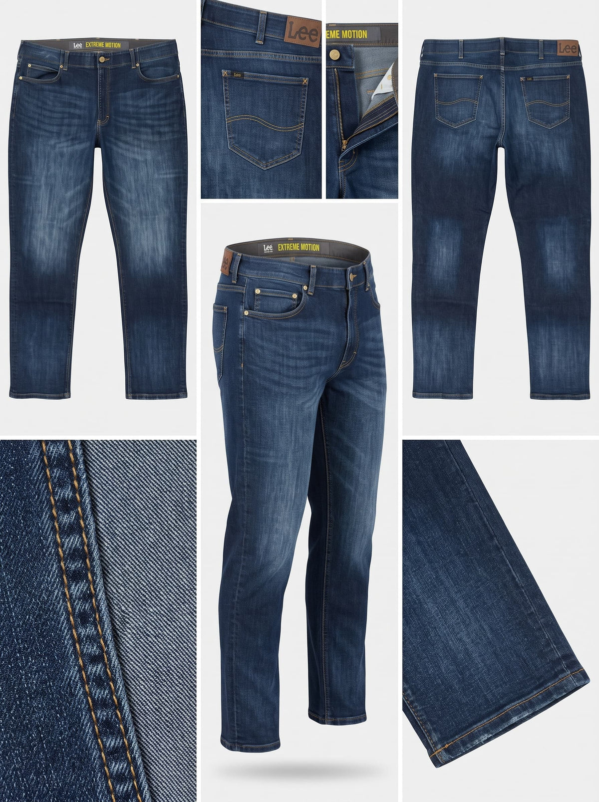 LEE - STRAIGHT - STRETCH - ZIPPER - 42X34