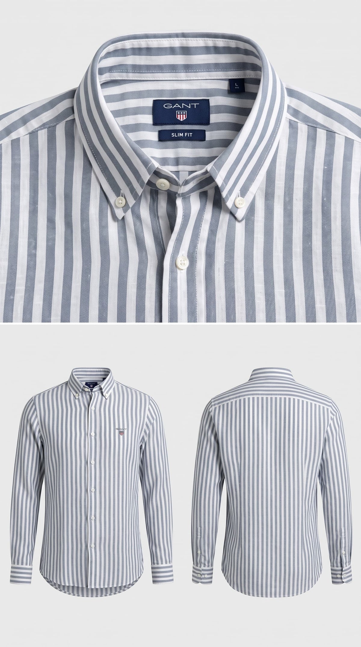 gant Slate blue stripe