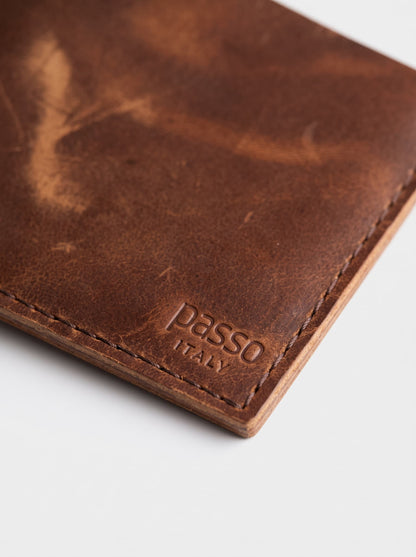 Crazy Horse Leather Bifold Wallet