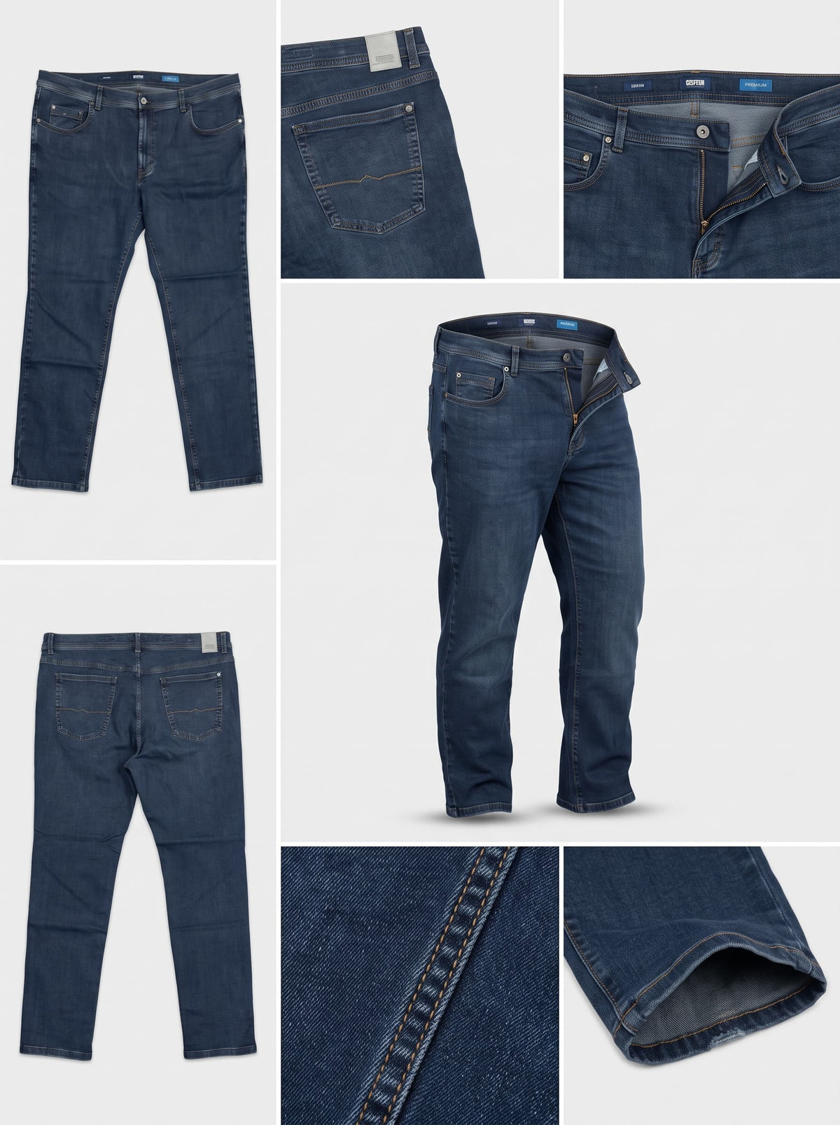 PIONEER - SLIM - STRETCH - ZIPPER - 44X30