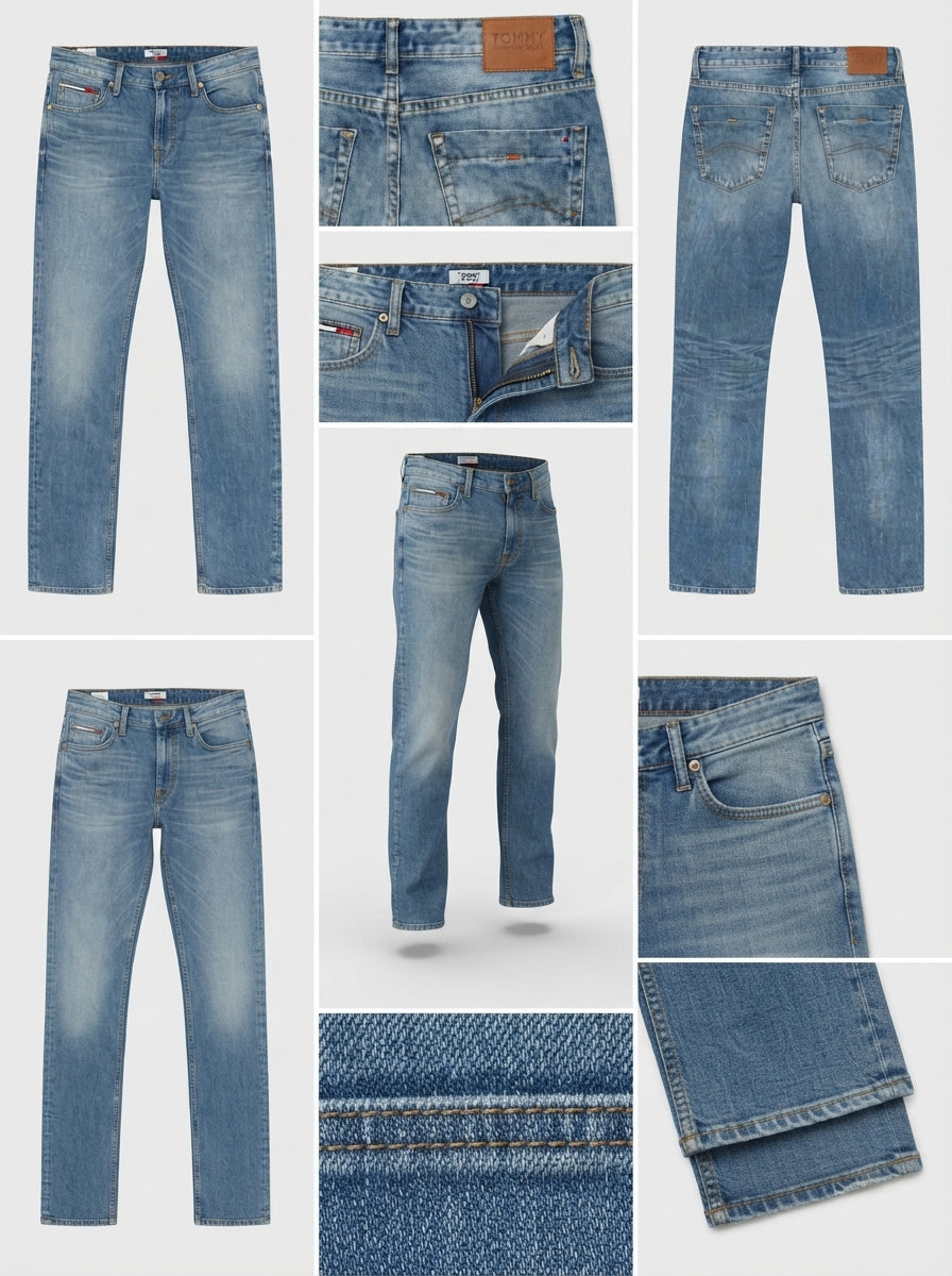 tommy hilfiger - sLIM - 100%cotton - Zipper - 32X36