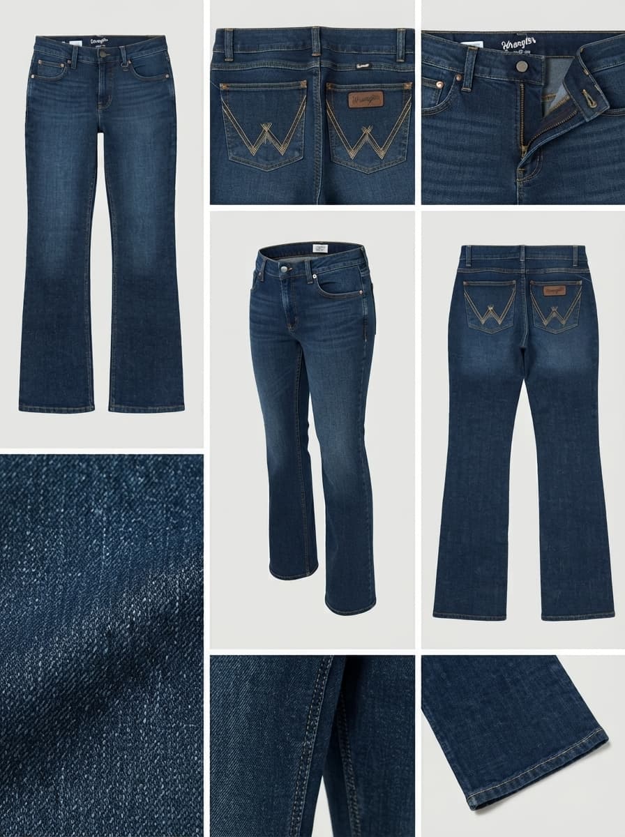 wrangler - straight - stretch - zipper - 28x34