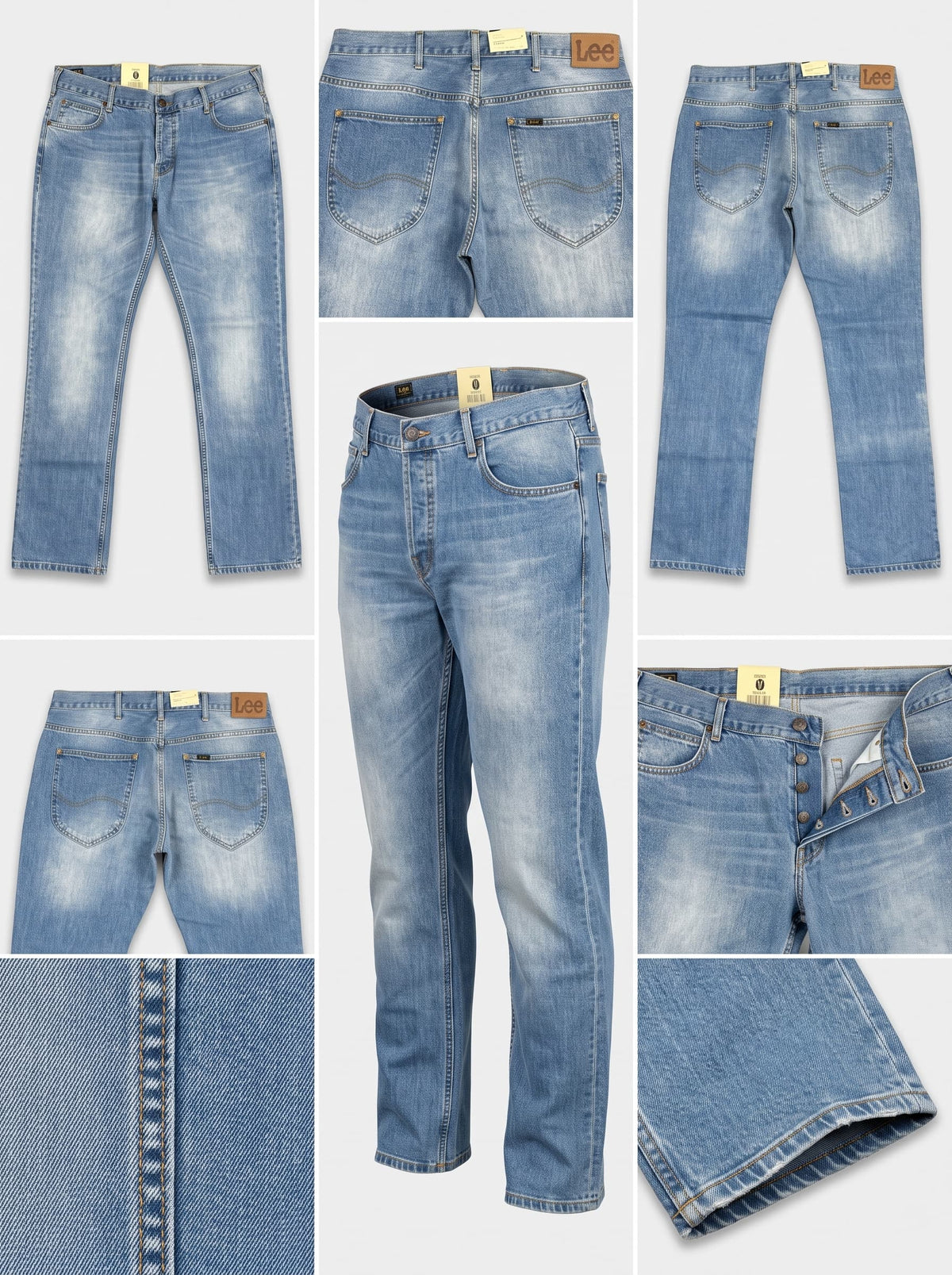 LEE - STRAIGHT - STRETCH - BUTTONS - 38X34