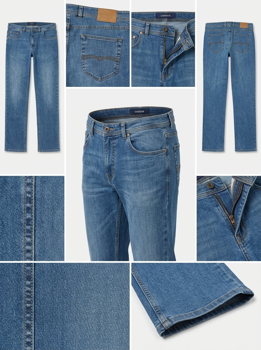 GARDEUR - straight - STRETCH - ZIPPER - 40X30