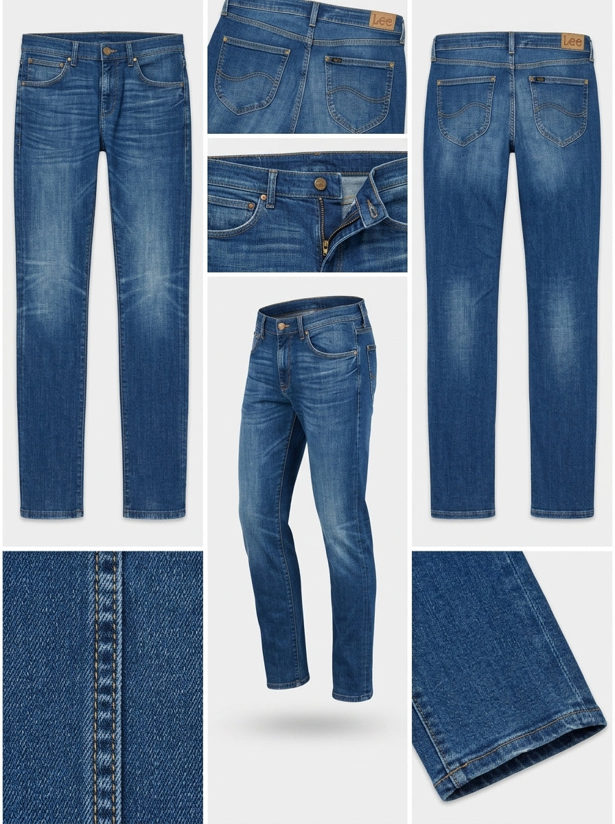 lee - slim - stretch - zipper - 33x32