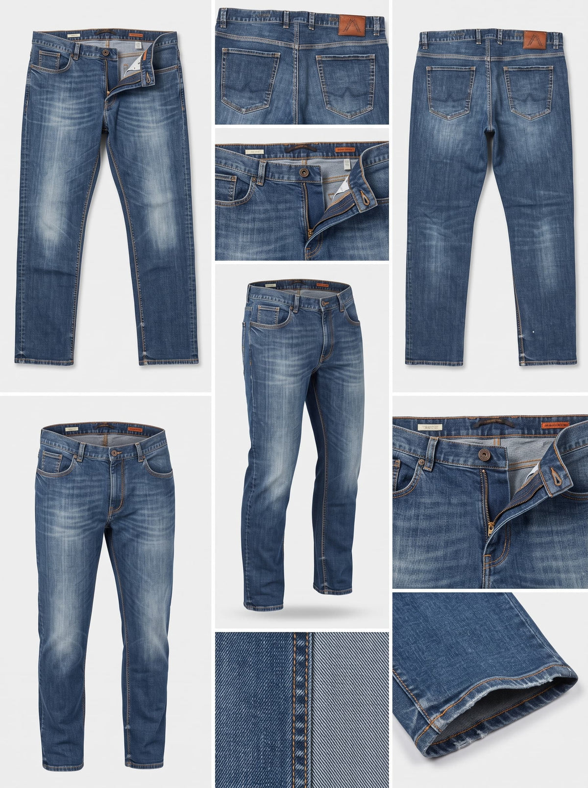 alberto - regular - stretch - zipper - 36X32