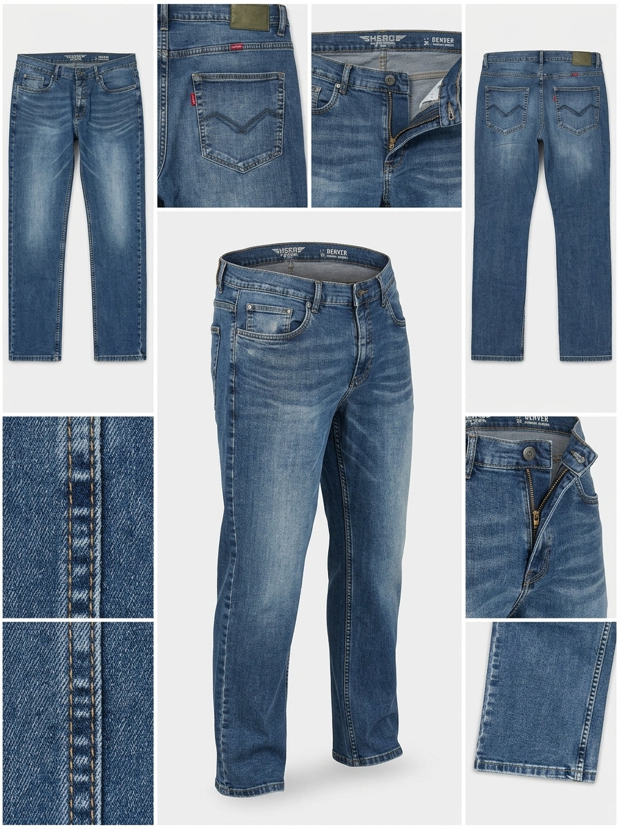 HERO BY WRANGLER - regular - STRETCH - ZIPPER - 38x32