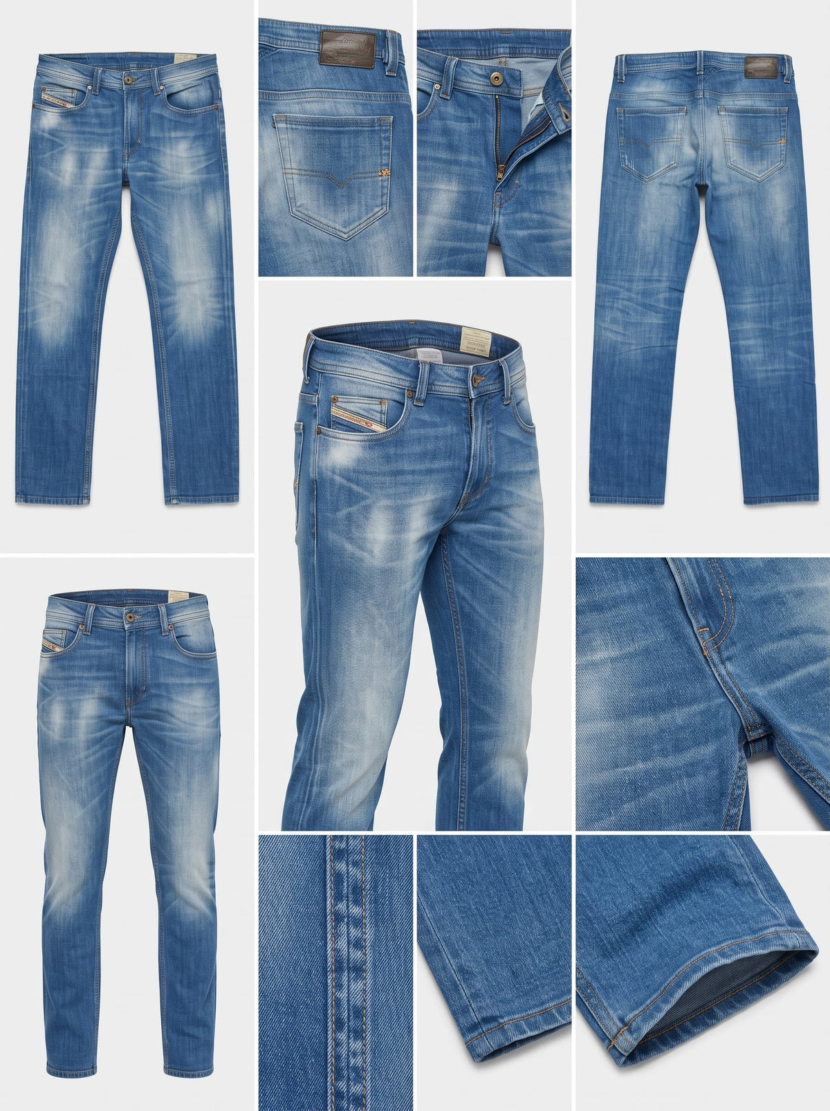 diesel thavar - SLIM - stretch - buttons - 34X30