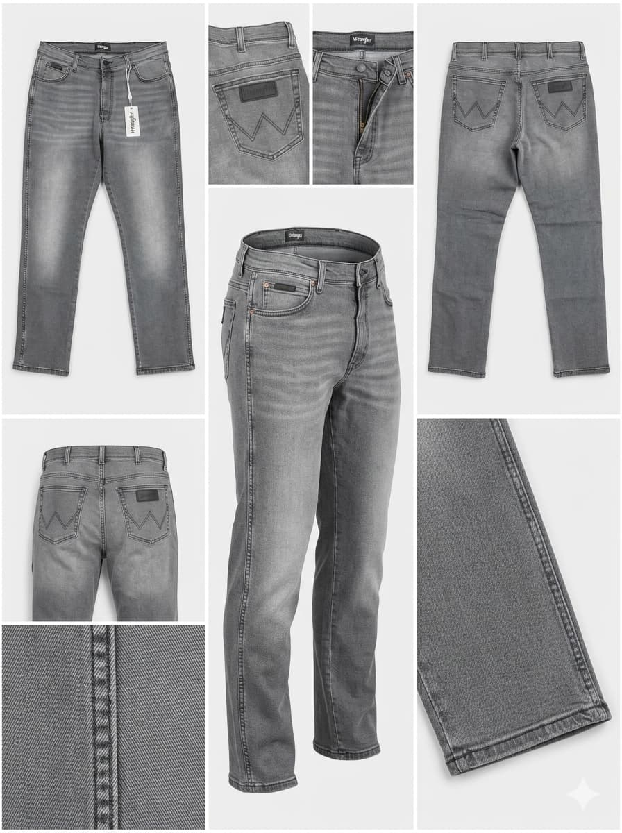 wrangler texas slim - straight - STRETCH - zipper - 34x32