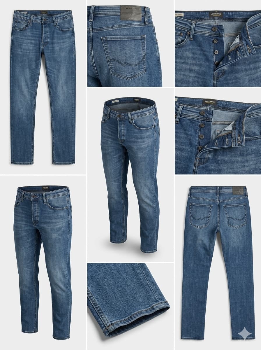jack&jones- slim - stretch - buttons - 34x30