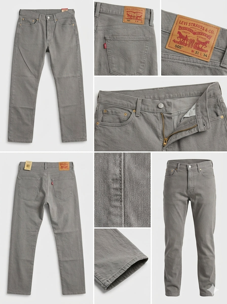 levi's 505 - regular - stretch - zipper - 33X0